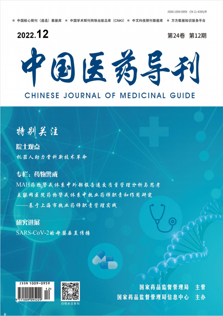中国医药导刊封面