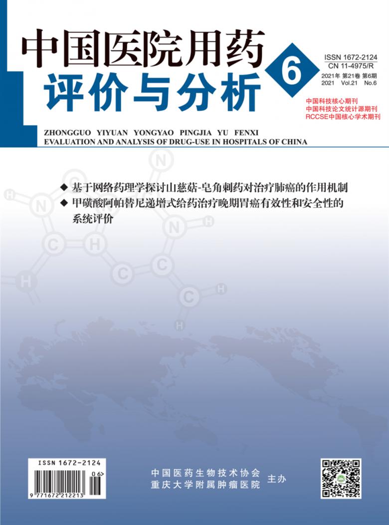 中国医院用药评价与分析封面